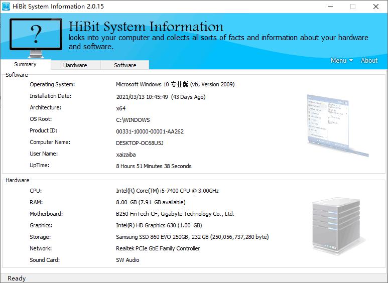 HiBit system information下载,系统信息,软件信息
